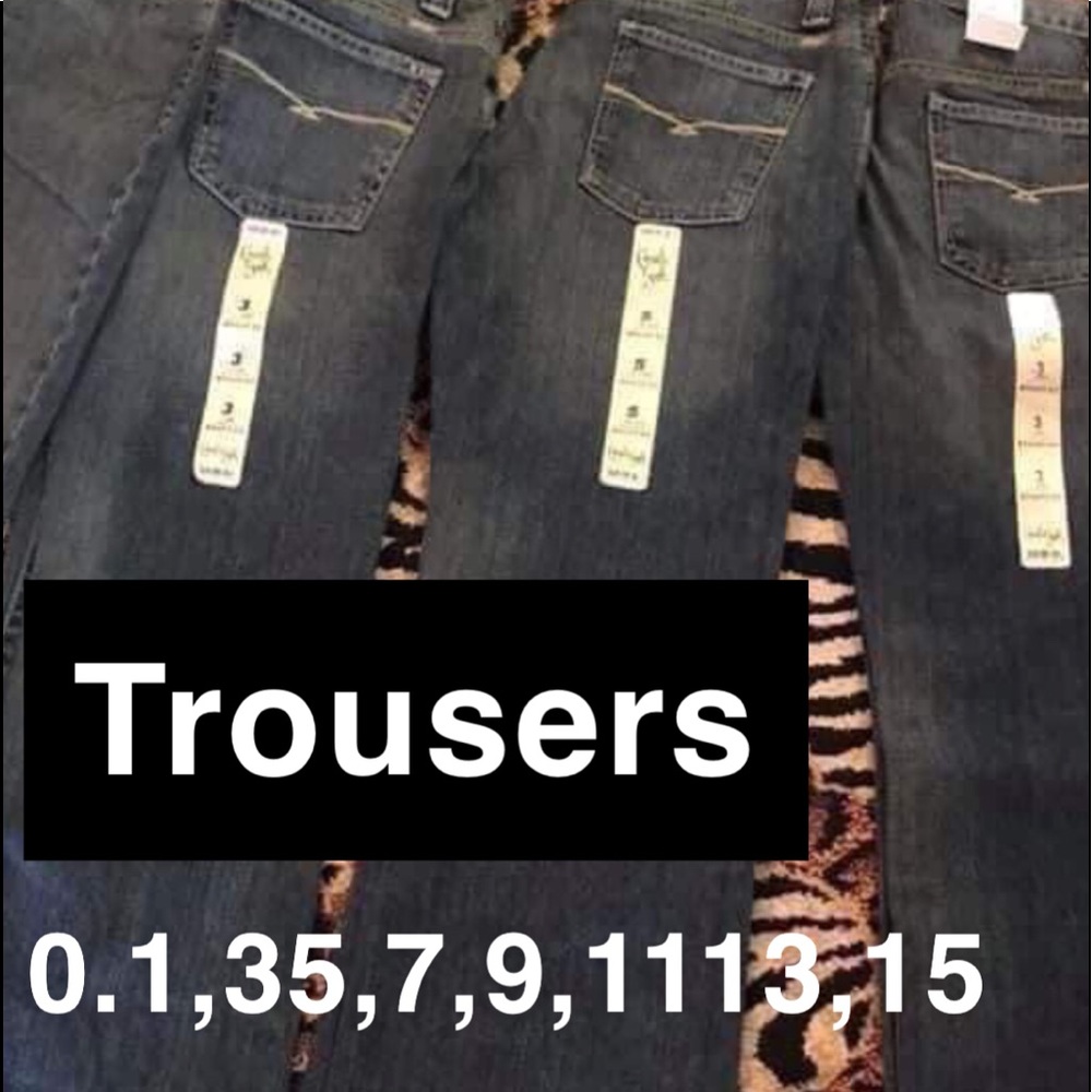 1 long , 3 long 7 reg , 7 long trousers NWT ask your size/ length